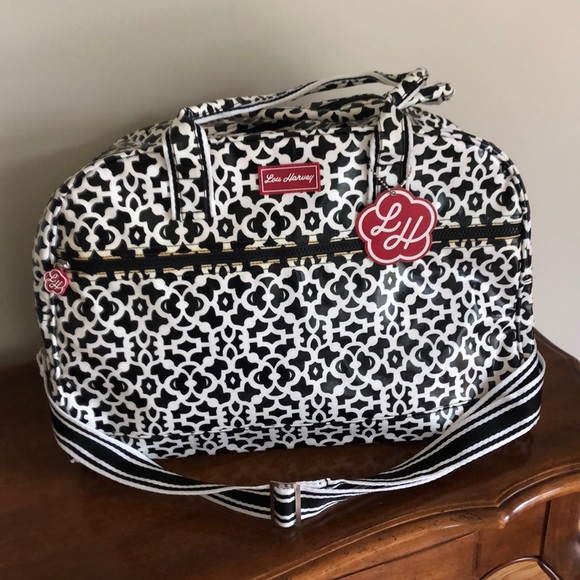 Vinyl coated fabric tote. - Picture 1 of 3